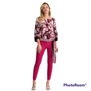 Joseph Ribkoff Vanilla Multi Top